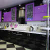 Кухня на заказ (МДФ) Фиолетовый