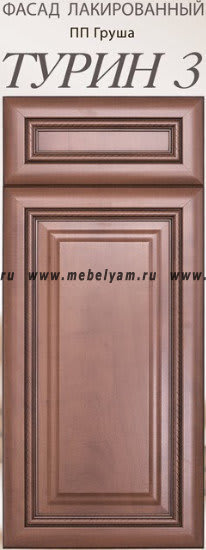 Кухня на заказ (под дерево) Турин №4