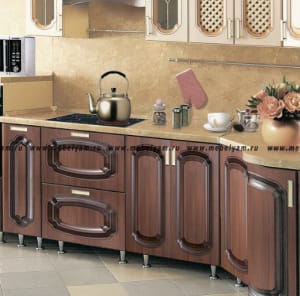 Кухня на заказ (под дерево) №3 Кухня на заказ (под дерево) №3