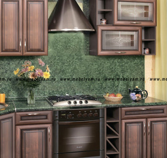 Кухня на заказ (под дерево) Турин №6