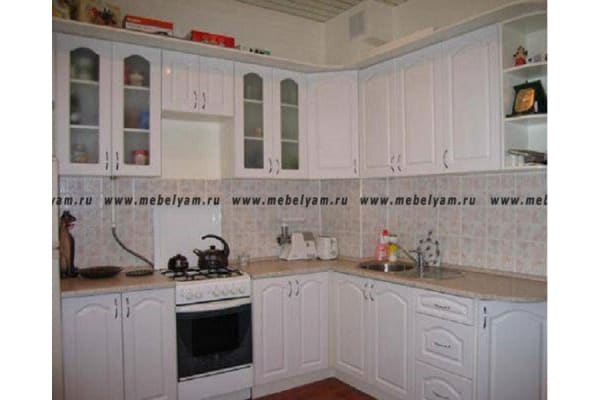 Кухня на заказ (МДФ) Белый