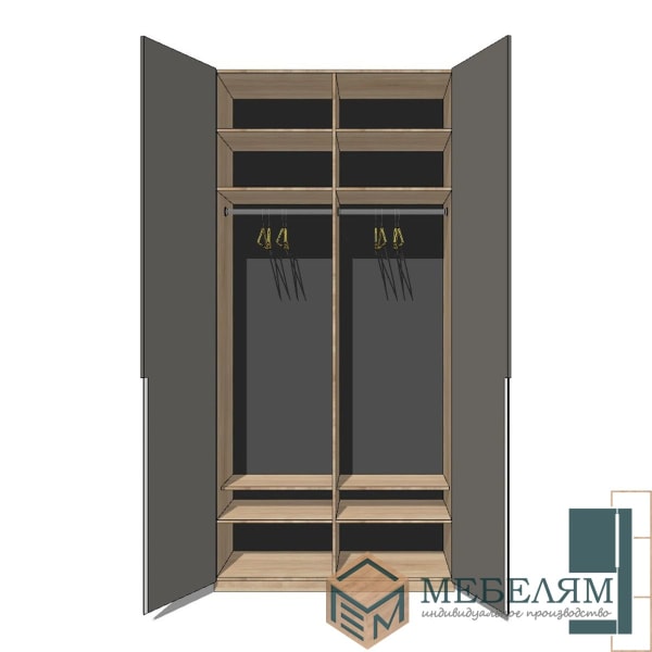 Шкаф Монако Оникс 3.1