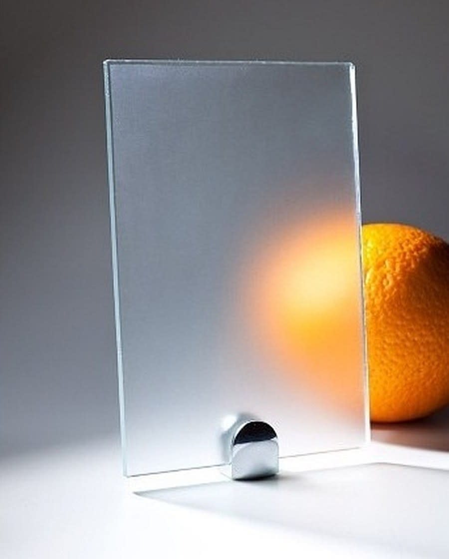 Стекло матовое серебро