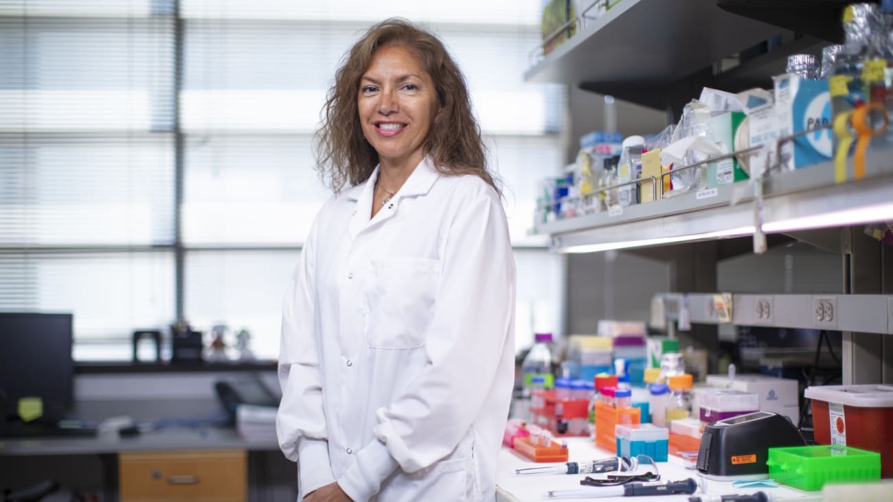 Lali Medina-Kauwe, PhD, has been selected as Cedars-Sinai Cancer's new associate director for Basic Research. Photo by Cedars-Sinai.