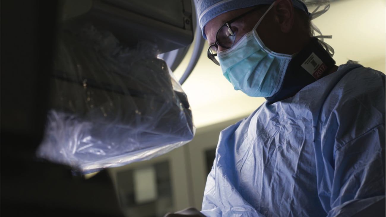 Pediatric and adult congenital interventional cardiologist Dr. John Rhodes. Photograph by Brennan Wesley.