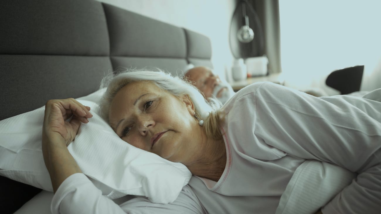 About half of older adults struggle with insomnia, which can be related to obstructive sleep apnea, restless leg syndrome, joint pain, chronic heart or lung diseases, or reflux, all of which can be treated. Insomnia can lead to fatigue, confusion, tension, and mood changes including anxiety and depression. (Photo credit: Getty Images)