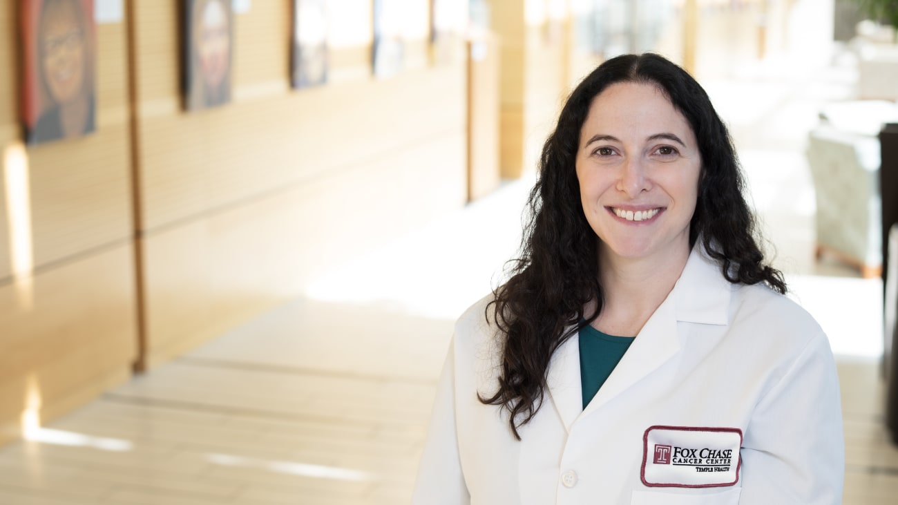 Sara Small, MD, PhD, assistant professor in the Department of Bone Marrow Transplant and Cellular Therapies.