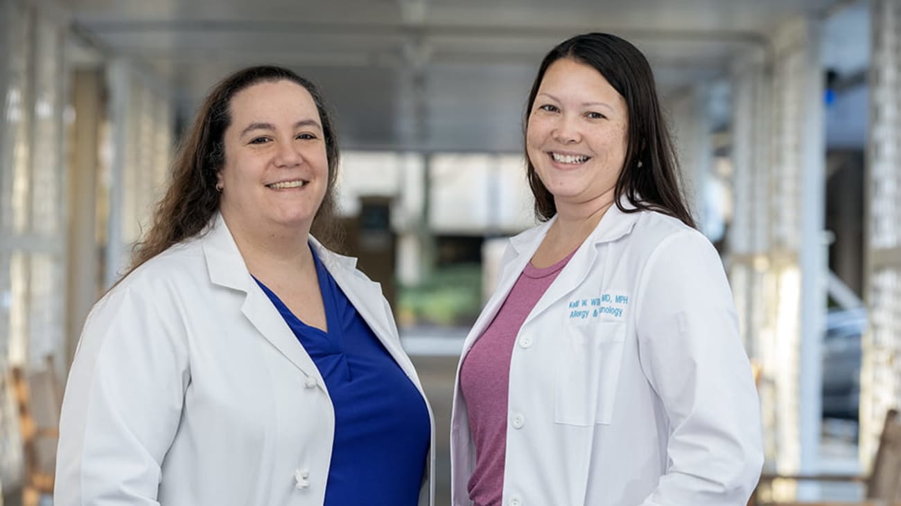 Dr. Lara Wine Lee, a pediatric dermatologist, and Dr. Kelli Williams, a pediatric allergist, led the two trials of dupilumab at MUSC.