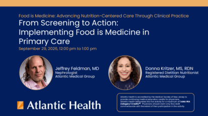 Food is Medicine: Advancing Nutrition-Centered Care Through Clinical Practice CME Series - From Screening to Action: Implementing Food Is Medicine in Primary Care