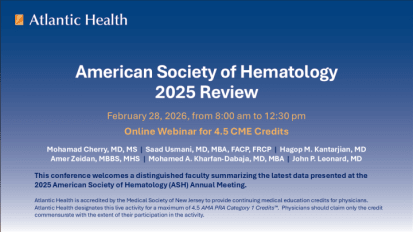 American Society of Hematology 2025 Review