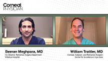 Part 22: Beeran Meghpara, MD, and William Trattler, MD, discus keratoconus treatments as patients progress in age.