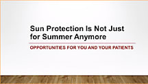 Why sell sunwear only in the summer?