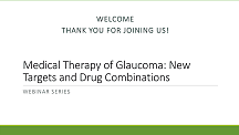 Medical Therapy of Glaucoma