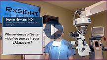 What evidence of 'better vision' do you see in your IOL patients?
