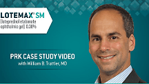 Dr. Trattler shares his surgical case and postoperative treatment insights following PRK surgery.