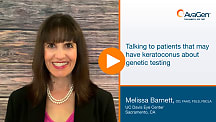 Talking to patients who may have keratoconus about genetic testing