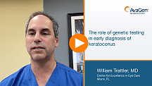 The role of genetic testing in early diagnosis of keratoconus