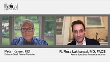 Peter Kaiser, MD, and Ross Lakhanpal, MD, FACS, discuss new data related to treatment of geographic atrophy.