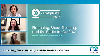 Blanching, Shear Thinning, and the Battle for Outflow