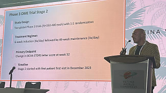 Efficacy Data on Eye Drop for DME Presented at RWC