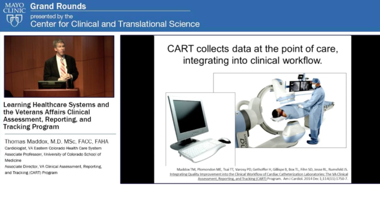 Grand Rounds: Learning Healthcare Systems and the Veterans Affairs ...