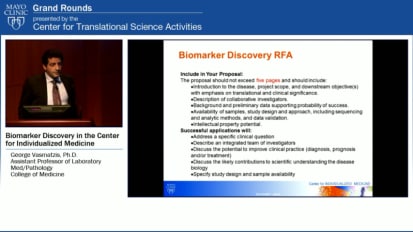 Grand Rounds: Biorepositories and Biobanking in the Center for Individualized Medicine