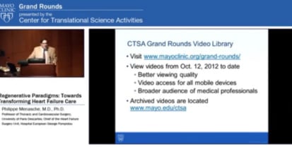 Grand Rounds (CME): Regenerative Paradigms: Towards Transforming Heart Failure Care