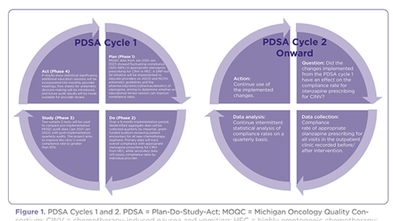 Improving the Appropriate Prescribing of Olanzapine for Chemotherapy-Induced Nausea and Vomiting: A Quality Improvement Initiative for the Outpatient Oncology Practice