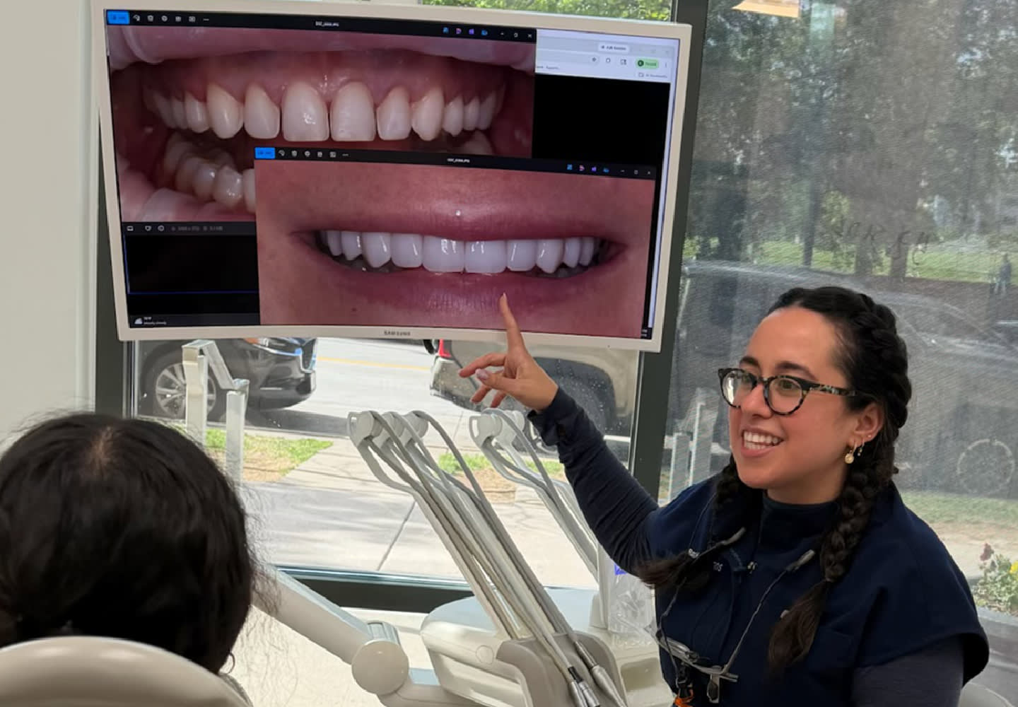 Educating patients with high-quality photos.