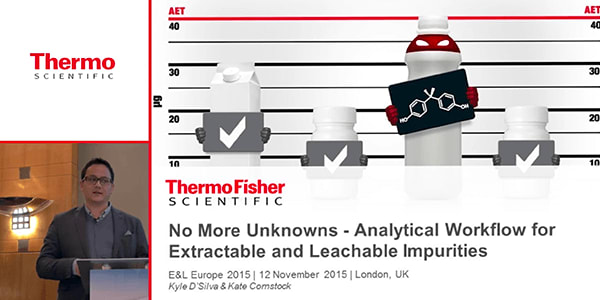 No more unknowns – Analytical Workflows for Extractable and Leachable impurities