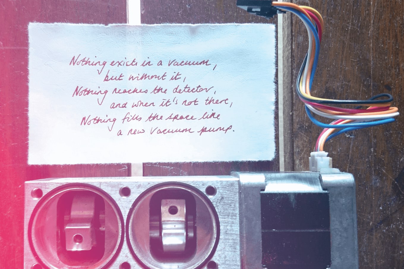 Musings on a Missing Mass Spectrometer Vacuum