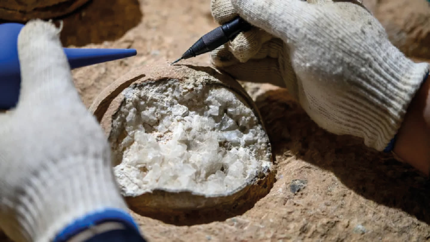 Dating a Dinosaur Egg Directly