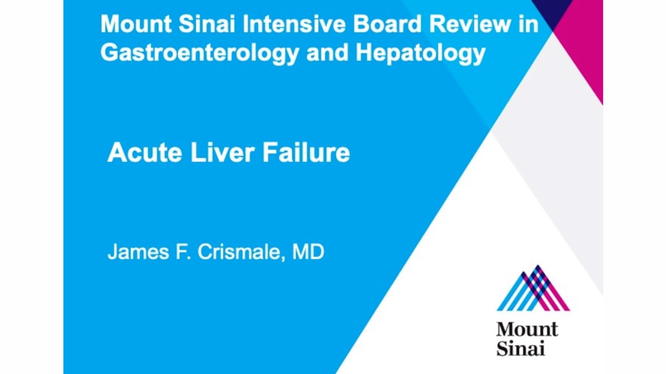 Acute Liver Failure