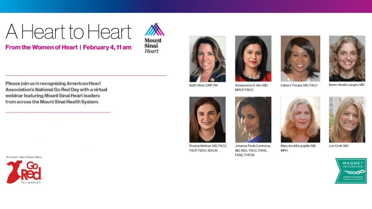 A Heart to Heart from the Women of Mount Sinai Heart