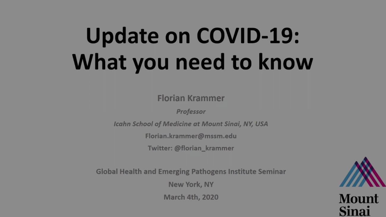 Update on COVID-19: What you need to know