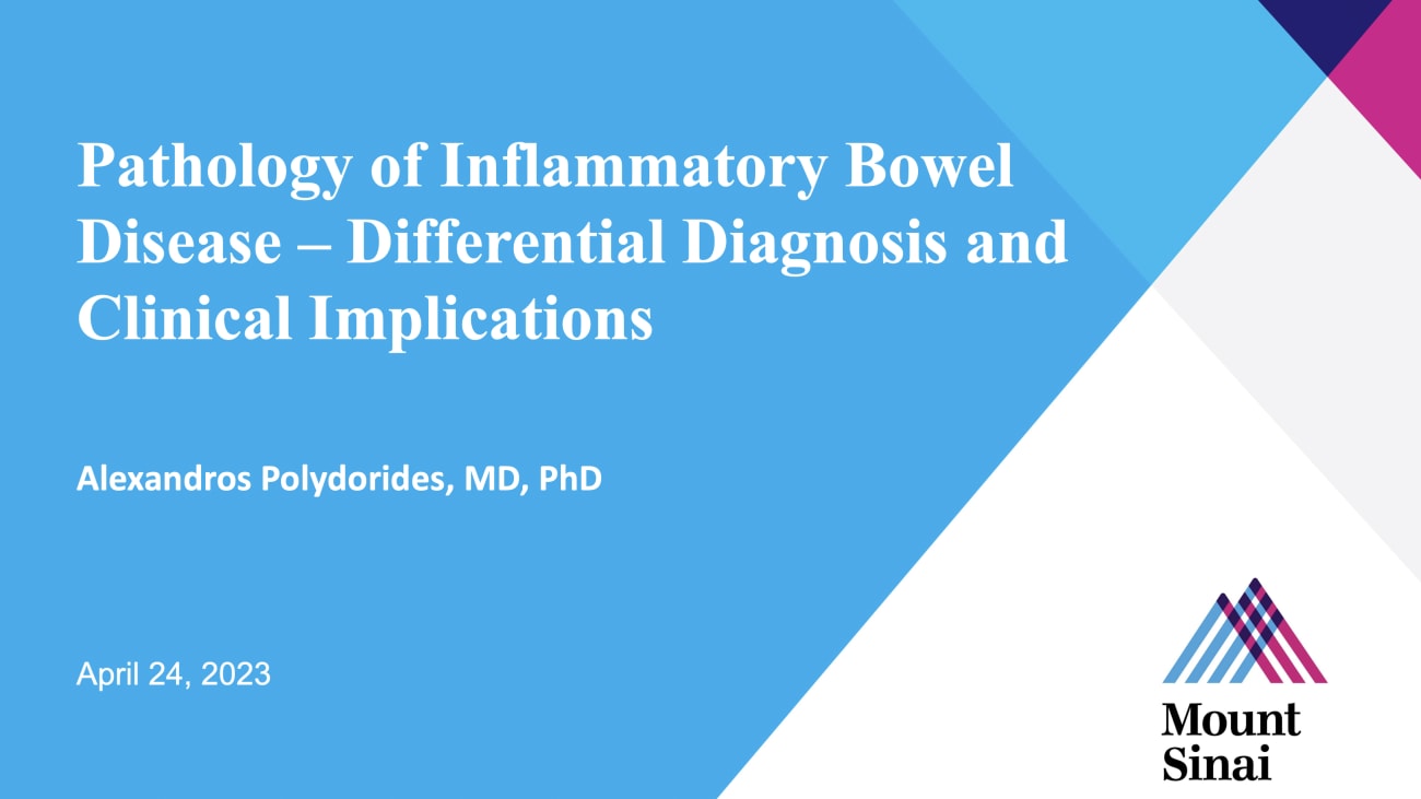 Pathology of Inflammatory Bowel Disease – Differential Diagnosis and Clinical Implications