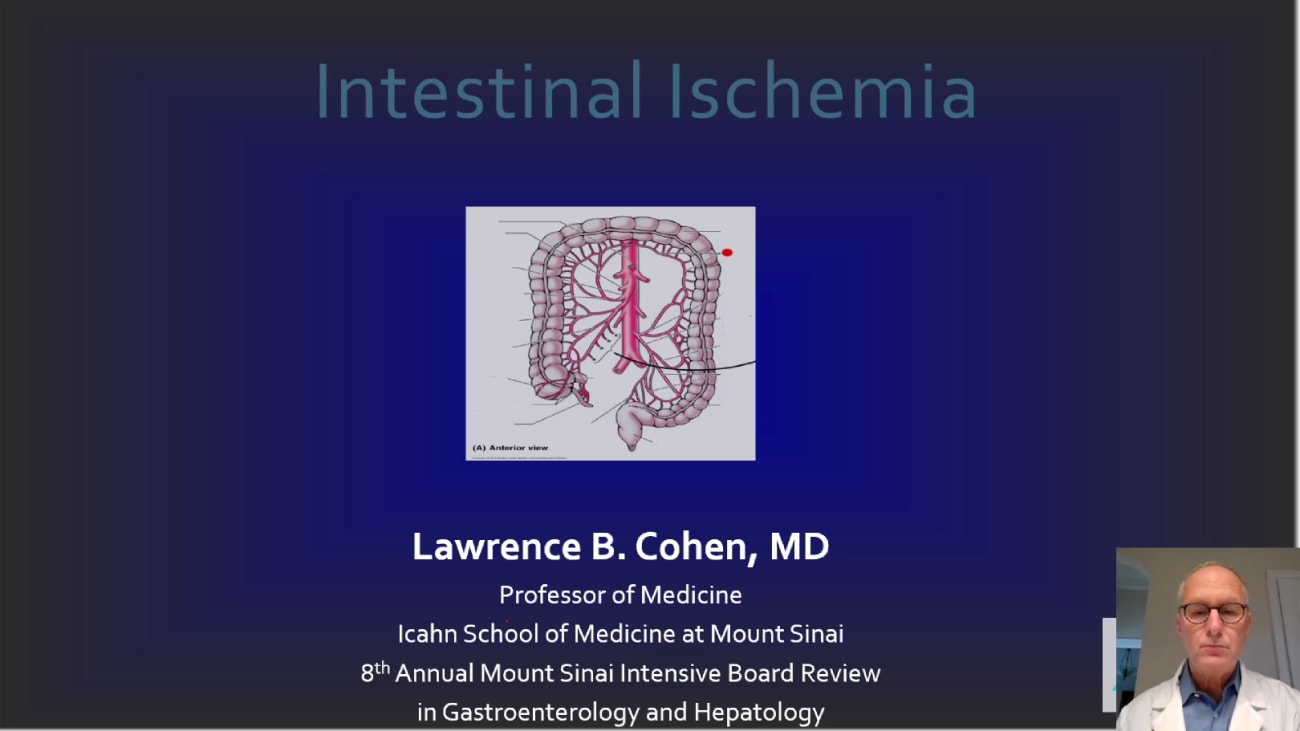 Ischemic Diseases of the Intestine Physician's Channel Mount Sinai