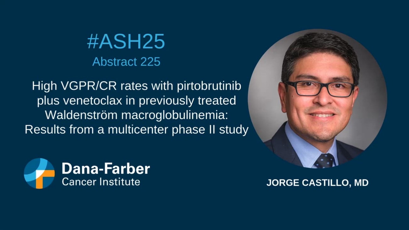 Jorge J. Castillo, MD discusses results from a multicenter phase 2 ...