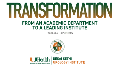 TRANSFORMATION<br><sub>From an academic department to a leading Institute</sub>