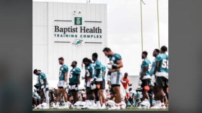 Baptist Health Team Physicians Help Dolphins Prevent, Minimize Pre-Season Injuries