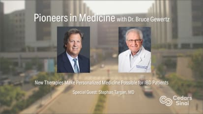 Pioneers in Medicine with Dr. Gewertz: Making Personalized Medicine Possible for IBD Patients