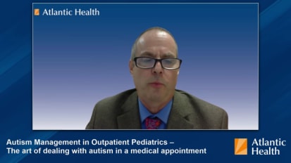 Autism Management in Outpatient Pediatrics – The art of dealing with autism in a medical appointment.