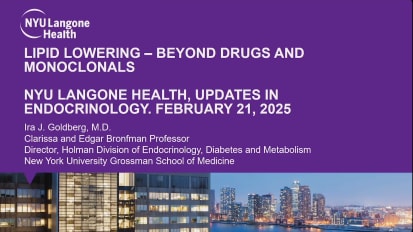 Lipid Lowering - Beyond Drugs and Monoclonals