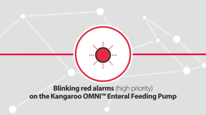 Blinking red alarms on Kangaroo OMNI™