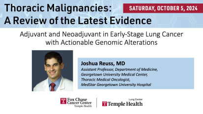 Adjuvant and Neoadjuvant in Early-Stage Lung Cancer with Actionable Genomic Alterations