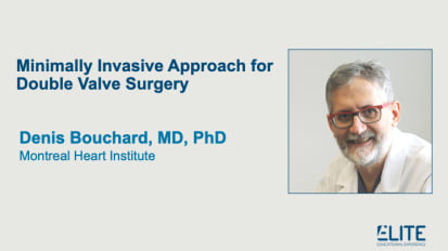 Minimally Invasive Approach for Double Valve Surgery