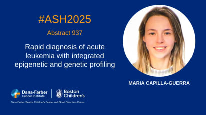 Maria Capilla Guerra, MD discusses rapid diagnosis of acute leukemia with integrated epigentic and genetic profiling