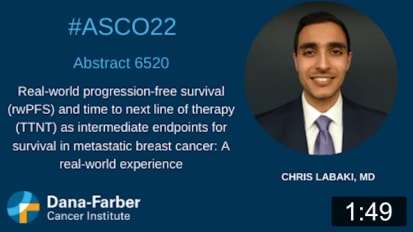 ASCO22: Breast cancer research by Chris Labaki, MD