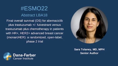 Sara Tolany, MD shares the latest Breast Cancer Research