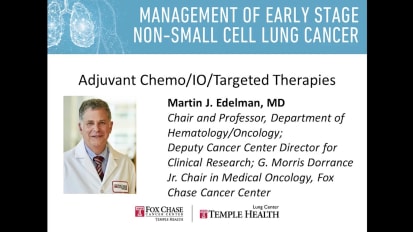 Adjuvant Chemo/IO/Targeted Therapies